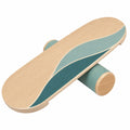 Balance-Board aus Holz für Balance-Training in Blau und Natur