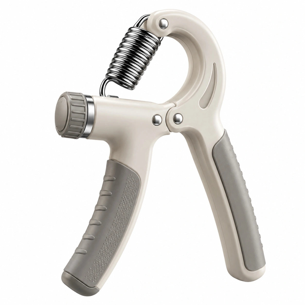 Verstellbarer Handtrainer mit Federwiderstand Beige