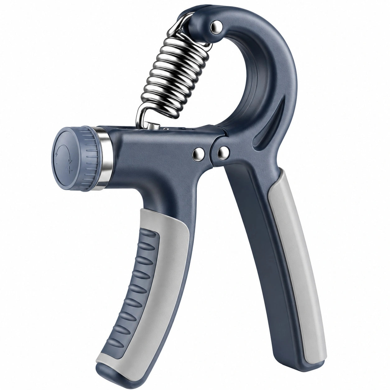 Einstellbarer Handtrainer Gripper 10-40 kg Dunkelblau/Grau