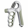 Einstellbarer Handtrainer Ergonomisch Silber/Grün
