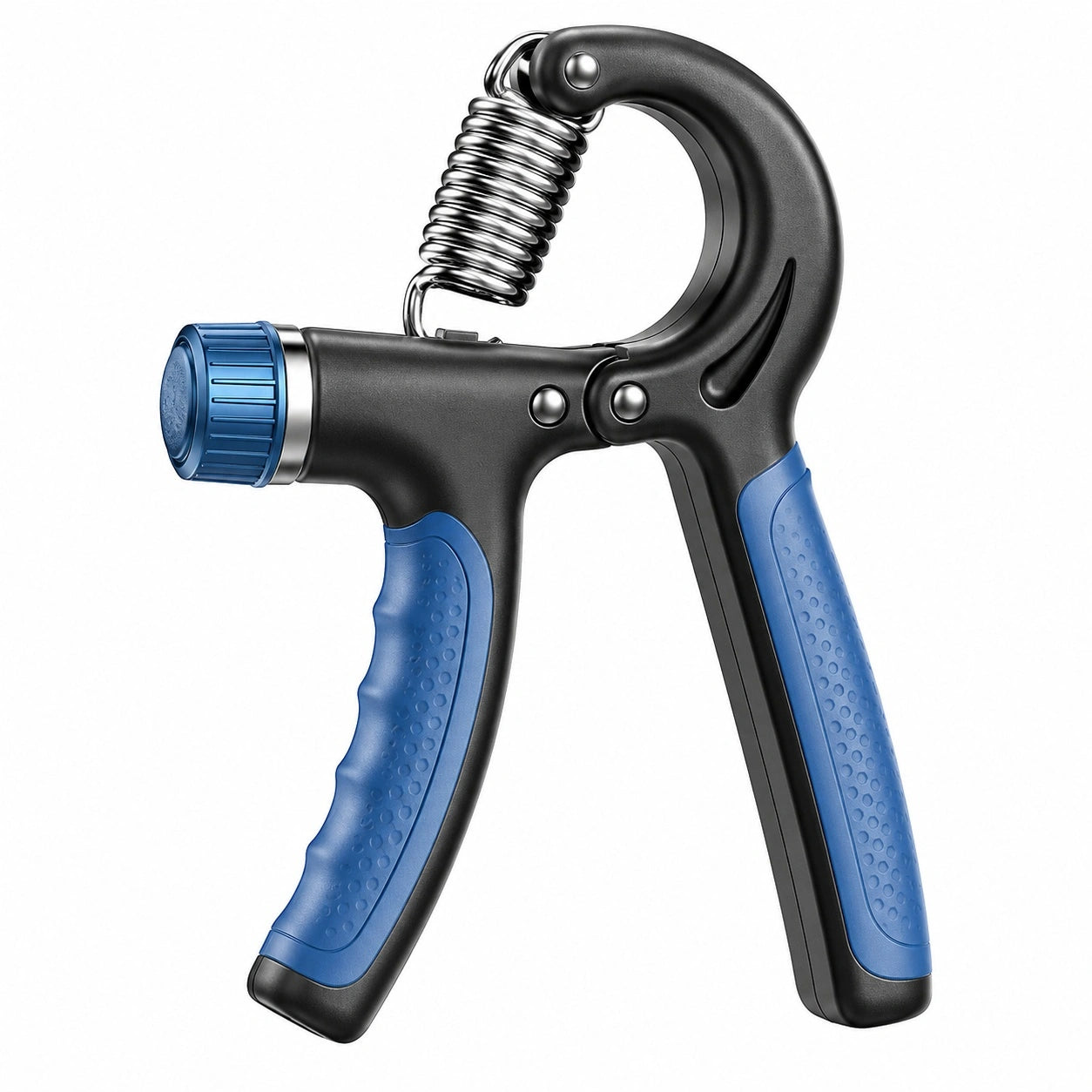 Verstellbarer Handtrainer Schwarz Blau Ergonomisch