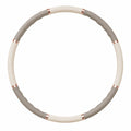 Abnehmbarer Fitness Hula Hoop 100 cm Beige und Grau