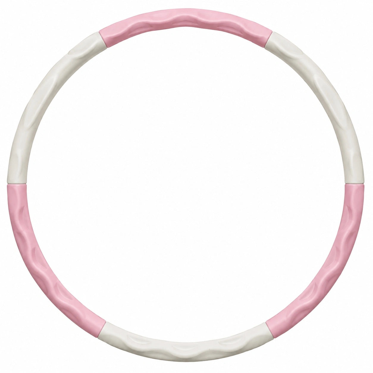 Hula-Hoop-Reifen Massage 100cm Rosa/Weiß