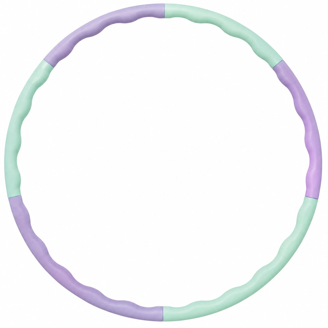 Fitness Hula Hoop Massage abnehmbar 100 cm Lila/Mint