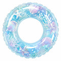Aufblasbarer Schwimmring mit Muschel- und Seestern-Design, 90 cm, Blau